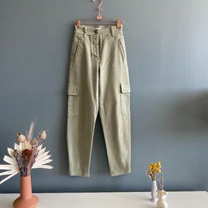 Aritzia Wilfred Free Modern Cargo Pant Green: size 00